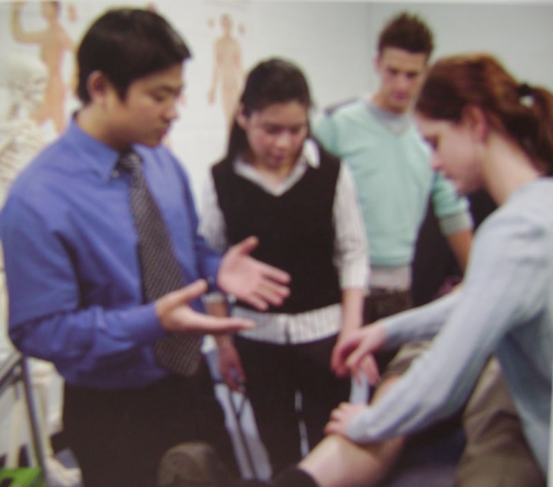 Dr. Richard Zeng 1 Dr. Richard Zeng teaching acupuncture at RMIT University Melbourne