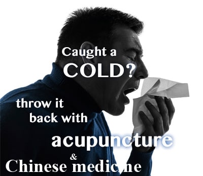 treat cold and flu with acupuncture and Chinese medicine