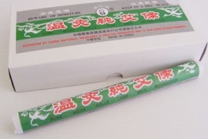 moxa rolls for moxibustion treatment
