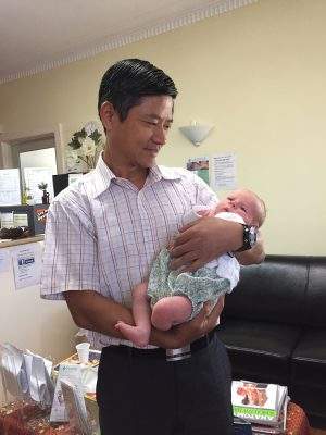 dr richard zeng and baby dr richard zeng and baby