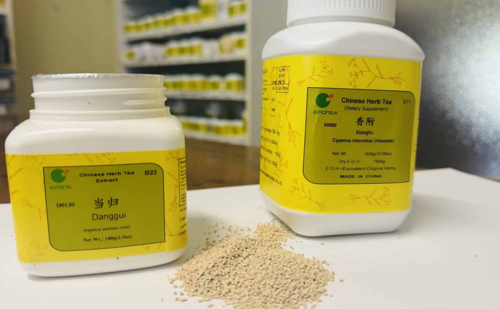 How to Prepare Your Chinese Herbal Granules 1 Chinese herbal granules used at Almond Wellness Centre Melbourne clinics