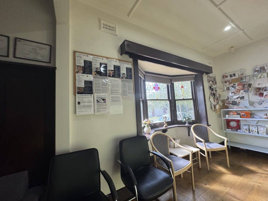 Migraines and Headaches 3 Coburg acupuncture clinic waiting area