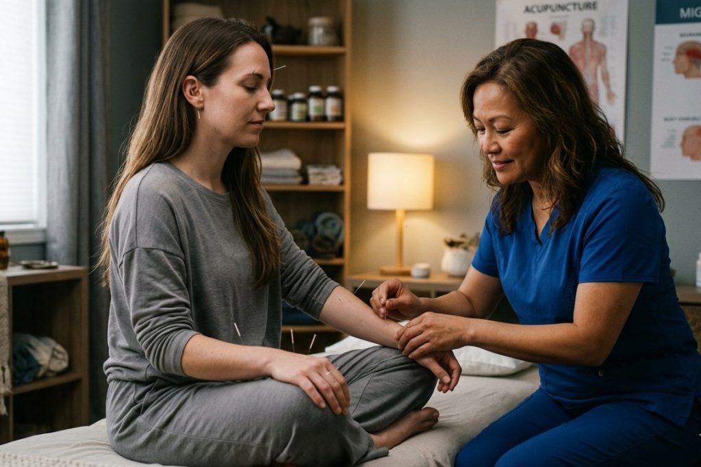 Vestibular Migraine 3 acupuncture for vestibular migraine at Almond Wellness Centre in Melbourne